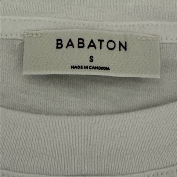 Aritzia Babaton White Shoulder Pads Muscle Tee - Picture 6 of 6